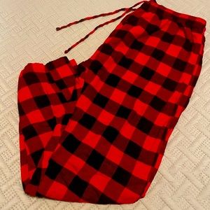Mens Hanes Flannel Pajama Set- Size XL